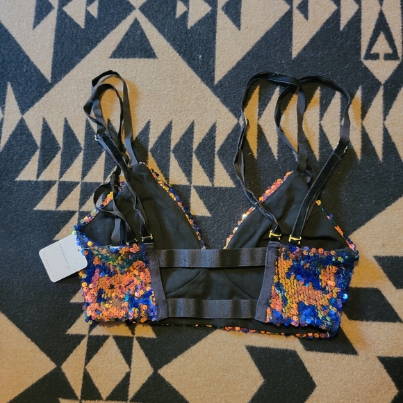 NWT Free People Sequin Bralette - Picture 9 of 10
